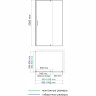 Душевой уголок WASSERKRAFT AISCH 55P22 100х90 см