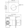 Переключатель на 2 положения WASSERKRAFT A282