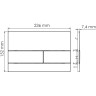 Система инсталляции для унитазов WASSERKRAFT VILS 56TLT.010.ME.WH04
